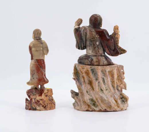Impressive group of 30 figural soapstone carvings - фото 22