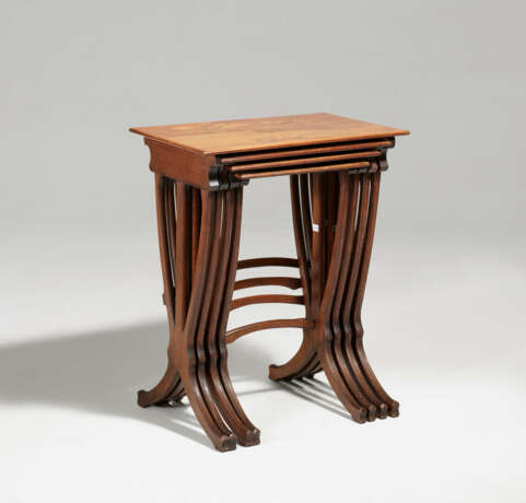 Set of four nesting tables - photo 2