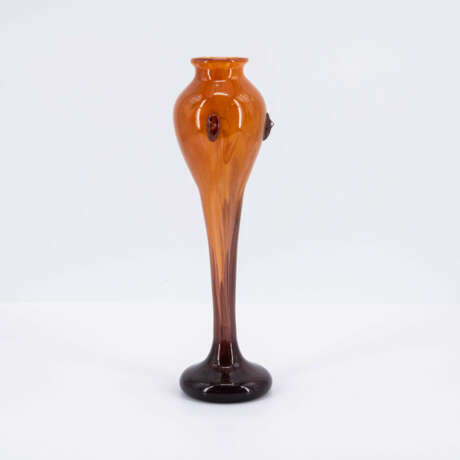 Slim baluster vase with studs - фото 4