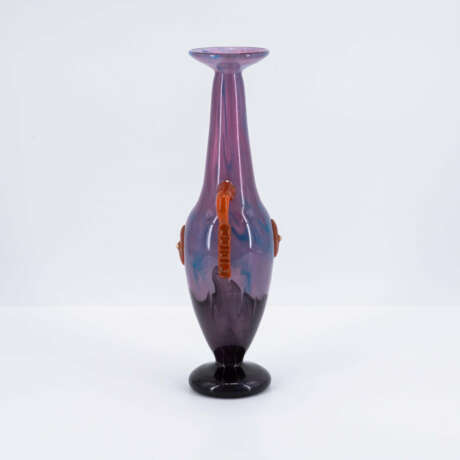 Slim amphora vase with handles - photo 2