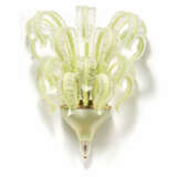 Pair of large wall lamps with feather leaves - photo 4