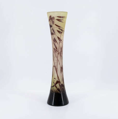 Trumpet Vase with Butterfly Decor - photo 1