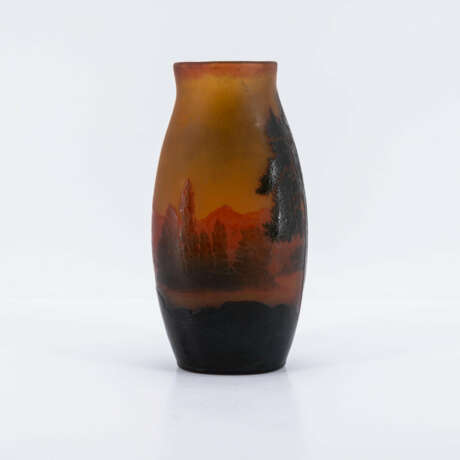 Vase mit Bergsee im Abendlicht - photo 1