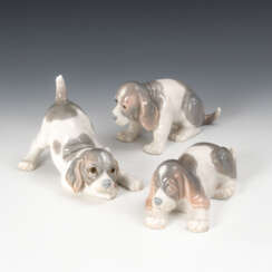 3 Hundewelpen, Lladro.