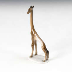 Groteske Art-déco-Giraffe, Rosenthal.