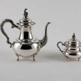 Large coffee and tea set with rocaille curves - Foto 4