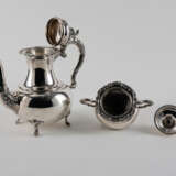 Large coffee and tea set with rocaille curves - Foto 6