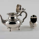 Large coffee and tea set with rocaille curves - Foto 12