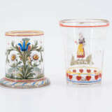 Zwei Historismus-Gläser mit figürlichen Dekoren - Foto 3