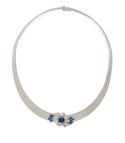 Sapphire Diamond Necklace - Foto 3