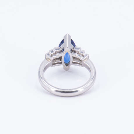 Sapphire Diamond Ring - photo 3