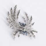 Sapphire Diamond Brooch - Foto 2