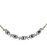 Sapphire Diamond Necklace - Foto 1