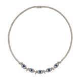 Sapphire Diamond Necklace - фото 2