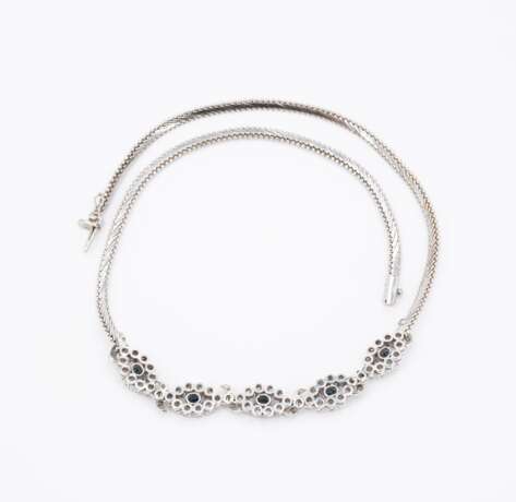 Sapphire Diamond Necklace - фото 3