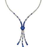 Sapphire Diamond Necklace - photo 1