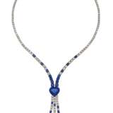 Sapphire Diamond Necklace - photo 2