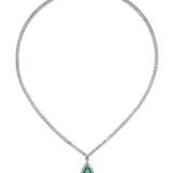 Emerald Diamond Necklace - photo 2