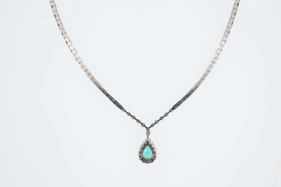 Emerald Diamond Necklace - photo 3