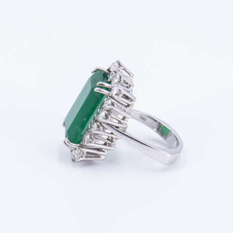 Emerald Diamond Ring - photo 2