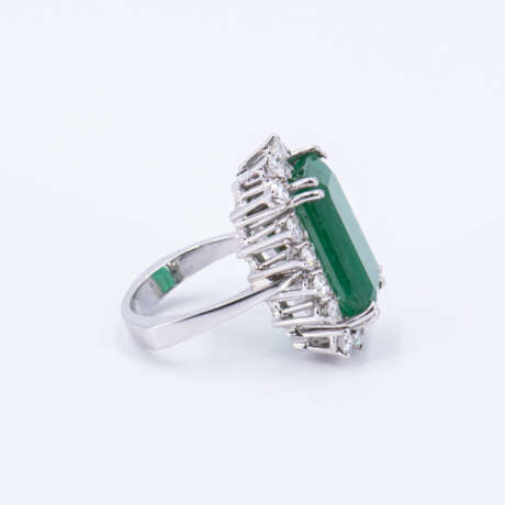 Emerald Diamond Ring - Foto 4