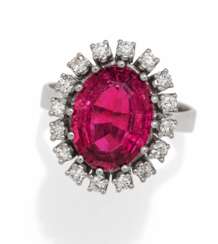 Rubellite Ring