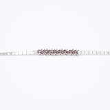 Ruby-diamond set: necklace, ear studs/clips and bracelet - фото 5