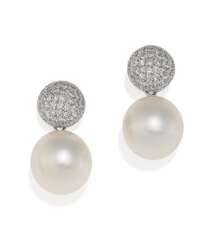 Pearl Diamond Stud Earrings