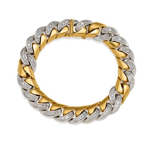 Diamond Curb Chain Bracelet - фото 1