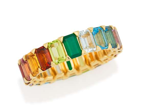 Rainbow Gemstone Ring - Foto 1