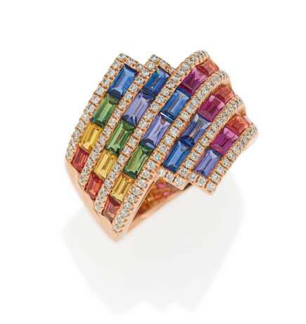 Gemstone Diamond Ring - photo 1