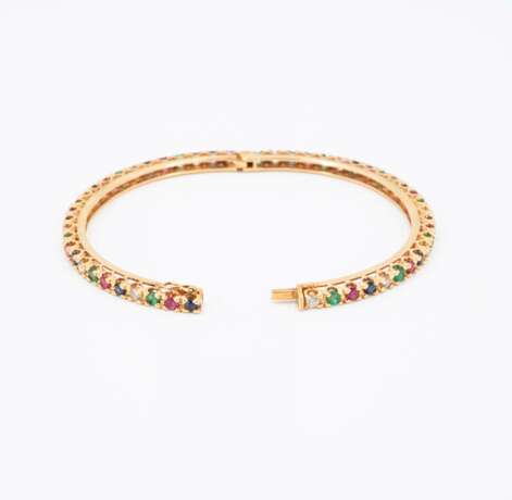 5 Gemstone Diamond Bangles - фото 3