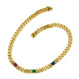 Gemstone Diamond Curb Chain Necklace - photo 1