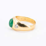 Emerald Diamond Set: Curb Chain Bracelet, Ring and Stud Earrings - фото 8
