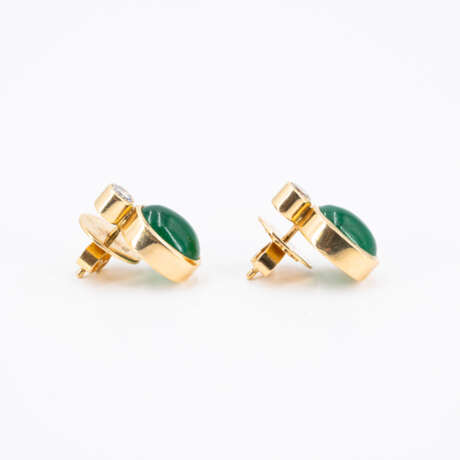 Emerald Diamond Set: Curb Chain Bracelet, Ring and Stud Earrings - photo 9
