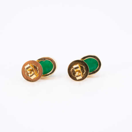 Emerald Diamond Set: Curb Chain Bracelet, Ring and Stud Earrings - фото 10