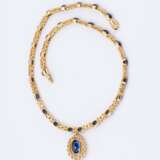 Sapphire Diamond Necklace - Foto 3