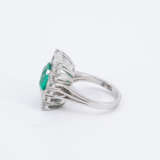 Emerald Diamond Ring - photo 2