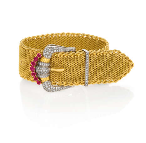 Diamond Ruby Bracelet - фото 1