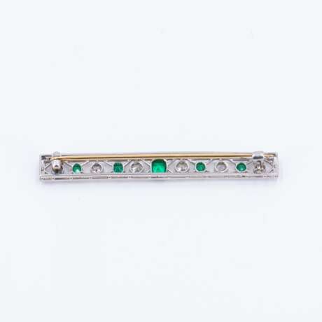 Emerald Diamond Pin - photo 3