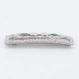 Emerald Diamond Brooch - photo 3