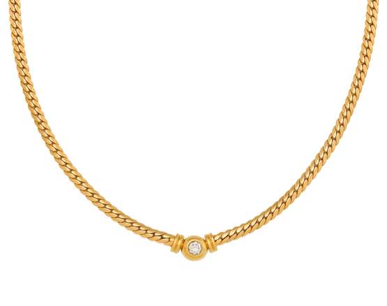 Gold Diamond Necklace - photo 1