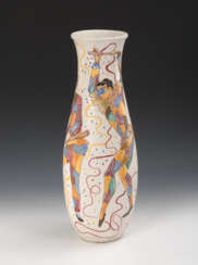 FANTONI, MARCELLO: Vase mit Harlekinen.