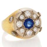 Sapphire Diamond Ring - Foto 1