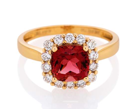 Tourmaline Diamond Ring - Foto 1