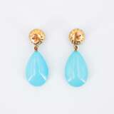 Turquoise Diamond Earrings - Foto 3