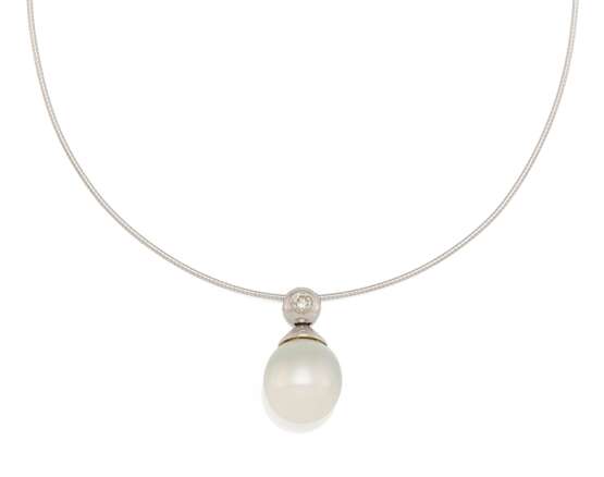 Pearl Diamond Necklace - photo 1