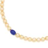 Lapis Lazuli Pearl Necklace - Foto 1