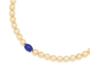 Lapis Lazuli Pearl Necklace