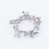 Emerald Diamond Brooch - Foto 3